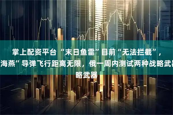 掌上配资平台 “末日鱼雷”目前“无法拦截”，“海燕”导弹飞行距离无限，俄一周内测试两种战略武器