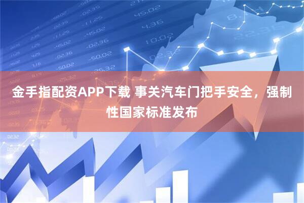 金手指配资APP下载 事关汽车门把手安全，强制性国家标准发布